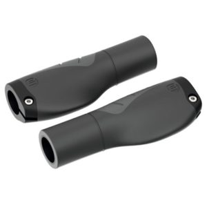 Juego de puños Ergotec Aero 2 MTB 135/135 mm diametro 22 mm Kraton negro/gris peso 142 g (par)