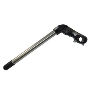 Potencia caña Ergotec Kobra Vario 25.4 /22.2 110 mm300 aluminio/acero inoxidable negro/plata