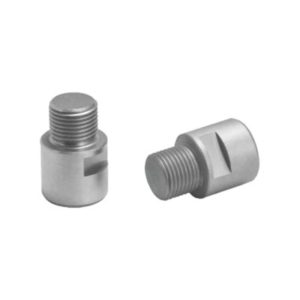 Juego extensores eje de pedal Ergotec izquierdo/derecho inoxidable plata