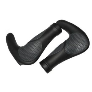 Juego de puños Ergotec Oslo MTB Kraton/gel 147 mm diametro 22 mm negro/gris