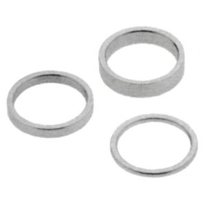 Alargador direccion 1 1/8 Ergotec aluminio 4x2mm/6x10mm/4x15mm/4x20mm plata