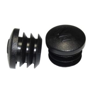 Tapa de manillar Ergotec 19 mm negro (2 unidades)