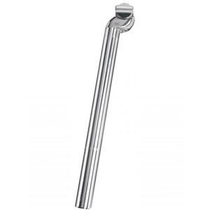 Tija de sillin Ergotec Patent CNC aluminio 350 mm - 28.2 plata 18 mm offset