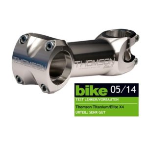 Potencia Thomson Elite X4 A-Head 0º 1 1/8" 31.8 90 mm plata