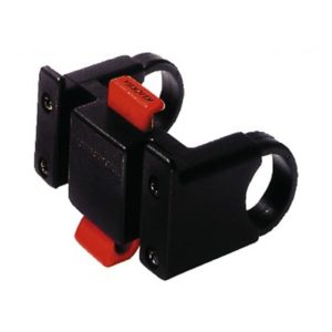 Adaptador para manillar Klickfix negro, adecuado para 22-26 mm