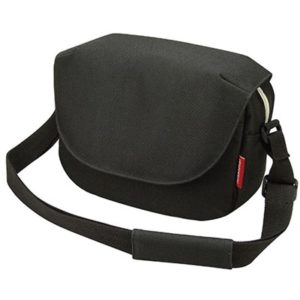 Bolsa delantera Klickfix Fun con adaptador 25x19x8 negro
