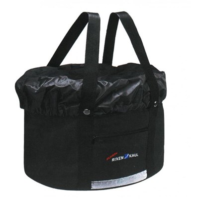 Bolsa de compras al manillar Rixen&Kaul Shopper Plus 24 litros (38x29x25 cm) negro para Klickfix