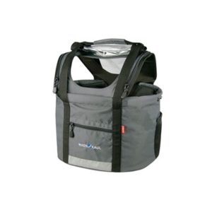 Bolsa para perro Rixen&Kaul Doggy 24 litros (38x29x25/40) gris para fijacion Klickfix