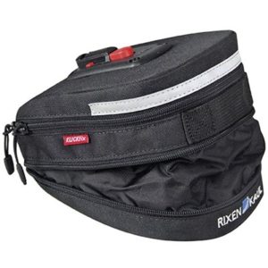 Bolsa Klickfix para tija micro 200 extensible adaptador incluido 12x8x19 cm negro 1,5 a 2 litros