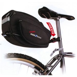 Housse à la Tige de Selle Rixen&Kaul Countour Magnum 6L (32x17x22 cm) noire Avec adaptateur Klickfix