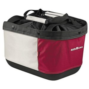 Bolsa trasera Klickfix Alingo GT adaptable Racktime incluido 41x29x24 cm rojo/crema