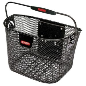 Cesto delantero Klickfix Mini M malla negro 29x20x19