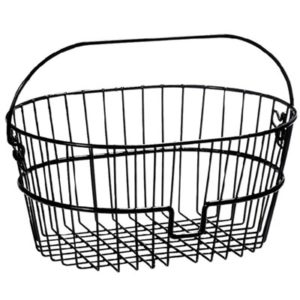 Cesto delantero Klickfix Standard malla ancha 41x19x30 negro 16 litros