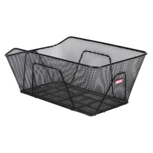 Cesta trasera Unix Rosano malla estrecha 50x30x20 cm negro