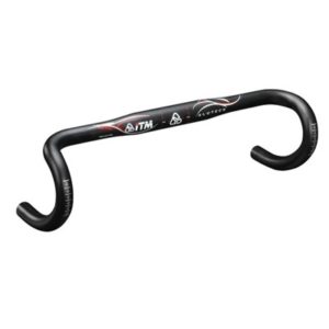 Manillar ITM Ctra Alutech 7075 380 mm 31.8 negro anodizado