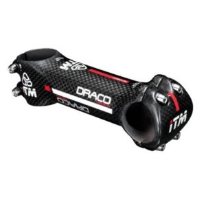 Potencia A-Head ITM a Draco aluminio 7075/acabado carbono 10º 1 1/8 31.8 mm - 110 mm negro