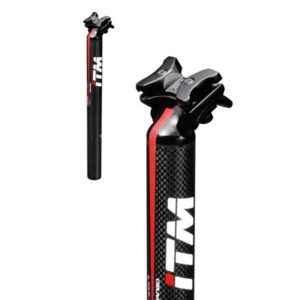 Tija de sillin Patent ITM R Triango aluminio 7075 acabado carbono 350 mm - 31.6 negro