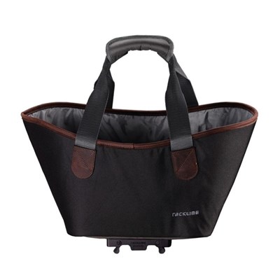 Bolsa Tubus sistema Racktime Agnetha con adaptador Snapit 23x27x24 cm negro 15 litros
