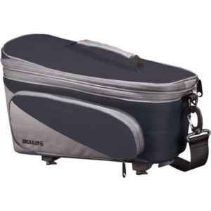 Bolsa Tubus sistema Racktime Talis Plus con adaptador Snapit 23x18x37 cm negro/gris 8 litros