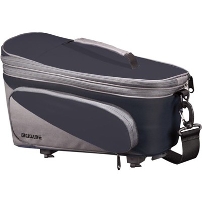 Bolsa Tubus sistema Racktime Talis Plus con adaptador Snapit 23x18x37 cm negro/gris 8 litros
