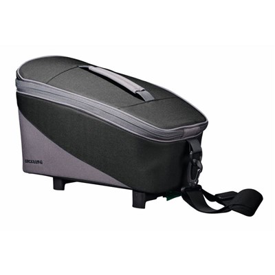 Bolsa Tubus sistema Racktime Talis con adaptador Snapit 23x18x37 cm negro/gris 8 litros