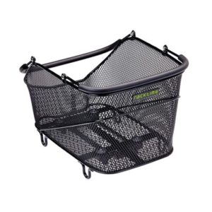 Cesta Tubus Racktime Baskit Trunk adaptador Snapit incluido 38x22x25.5 negro 12 litros