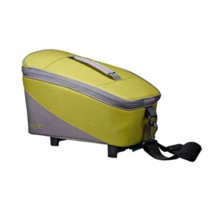 Bolsa Tubus sistema Racktime Talis con adaptador Snapit 23x18x37 cm verde/gris 8 litros