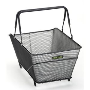 Cesta Tubus Racktime Baskit Trunk adaptador Snapit incluido 51x30x20 negro 28 litros