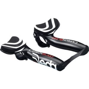 Extensiones Deda Carbon Blast 31.7 negro/blanco
