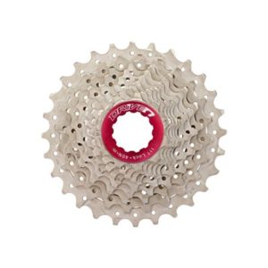 Cassette Sunrace aluminio Metal rojo 10V.(11-25)