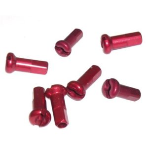 Caja 100 cabecillas DT aluminio rojo 2 mm