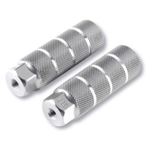 Juego de reposapies aluminio Gurpil 9.5 mm - 33x105 plata