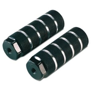 Juego de reposapies aluminio Gurpil 9.5 mm - 38x105 plata