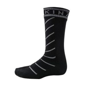 Calcetines Sealskinz Super finos con Hydrostop negro/gris