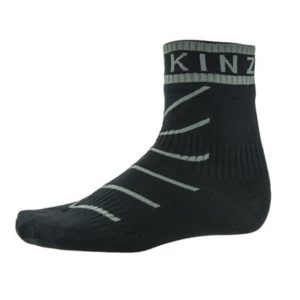 Calcetines Sealskinz Super finos cortos con Hydrostop negro/gris