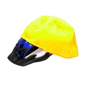 Capelina impermeable para cascos amarillo