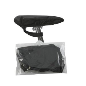 Funda impermeable negra p. sillín bici