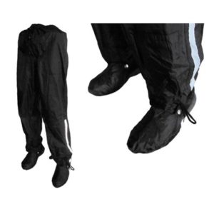 Pantalón corta lluvia Hockrainpantsgamas uni/negro transpirable