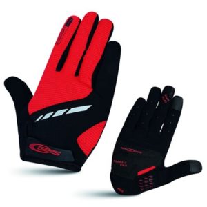 Guantes largos GES Comfort rojo/negro