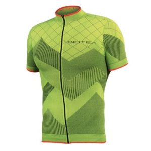 Maillot Biotex Soffio manga corta amarillo/verde