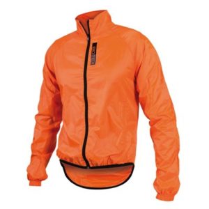 Cortavientos ciclista Biotex Superligero naranja