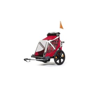 Remolque niño Bellelli biplaza con freno rojo
