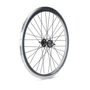 Rueda trasera Gurpil Pista Fixed 42 mm pulida carrete negro