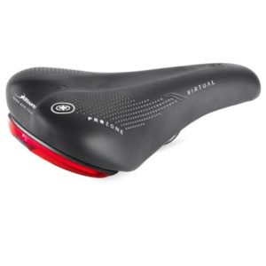 Sillin Selle Bassano Virtual MTB Comfort negro con luz