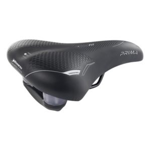 Sillin Selle Bassano Prima Trekking Uni elastomero 270x175 mm 481 gramos negro