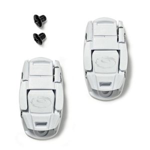 Par de cierres Caliper Buckle blanco