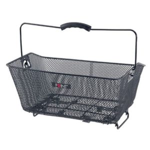 Cesta trasera Point malla estrecha negro (40x30x17)