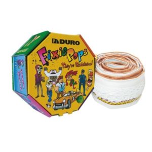 Cubierta Point Duro Fixie Pops 700x24C plegable vainilla/blanco