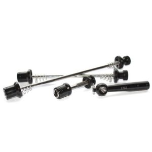 Kit de cierres rapidos Point antirrobo aluminio negro