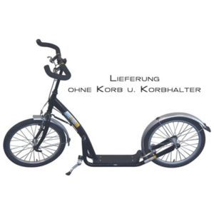 Patinete Point 20" cuadro acero con freno delantero/trasero negro